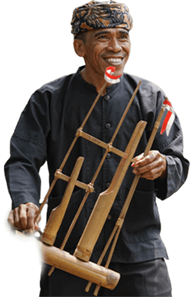 Women do play angklung