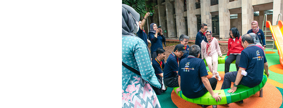 Kegiatan di masjid Istiqlal