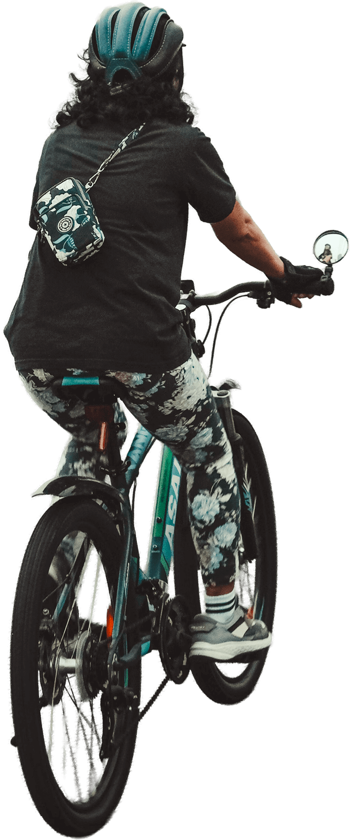 Man with bike